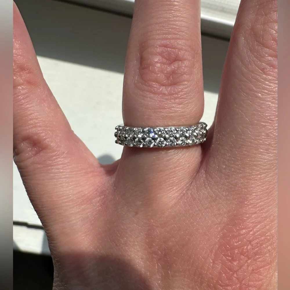 Women’s 1.05 ct Platinum wedding band - size 4.75